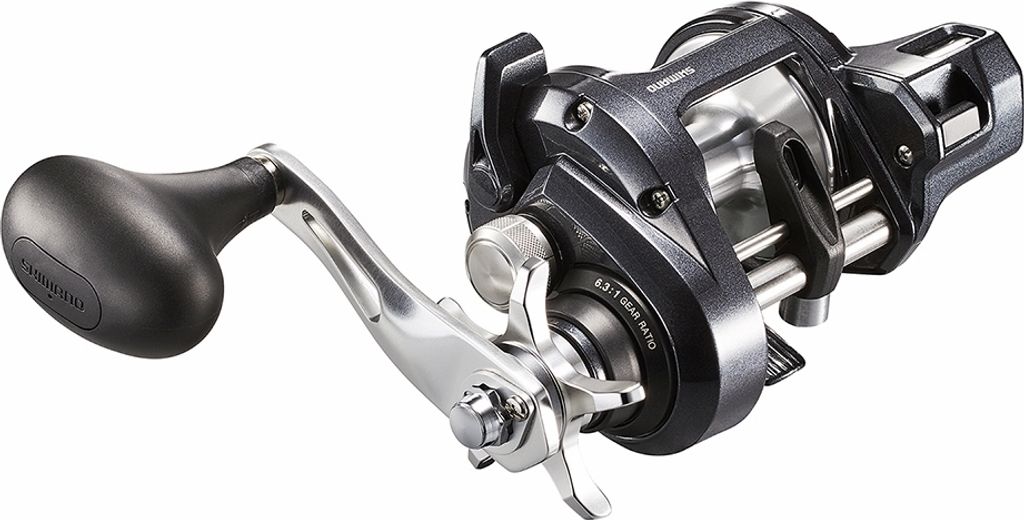 Shimano Multirolle Tekota 500HGLCMA mit Zählwerk Tiefenmesser