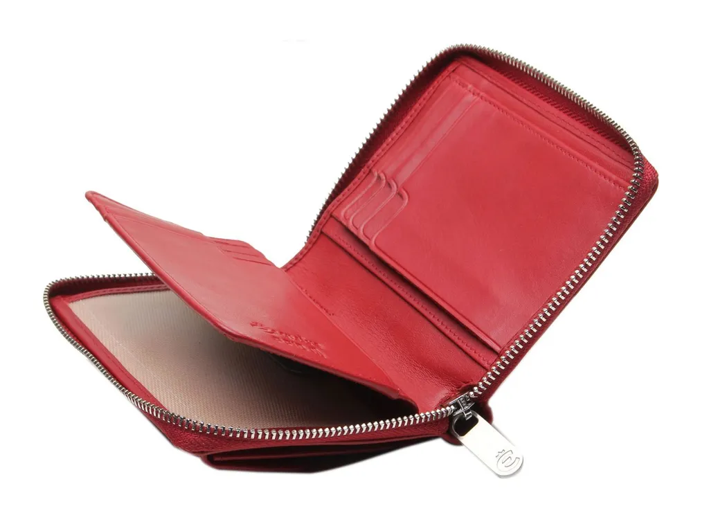 Portafoglio Esquire Helena Rosso: Il Regalo in Pelle Perfetto con RFID - 3