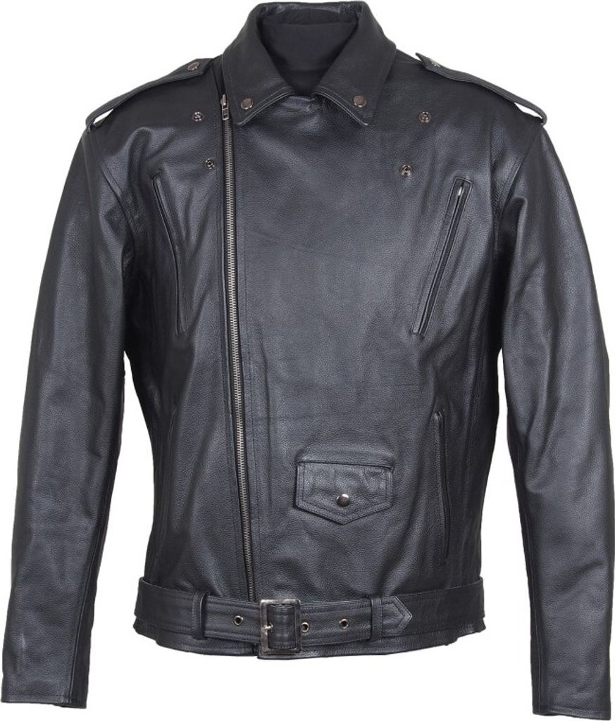 RO666 - Chopper-Lederjacke im Brando- Stil Roleff Größe: 3XL,
