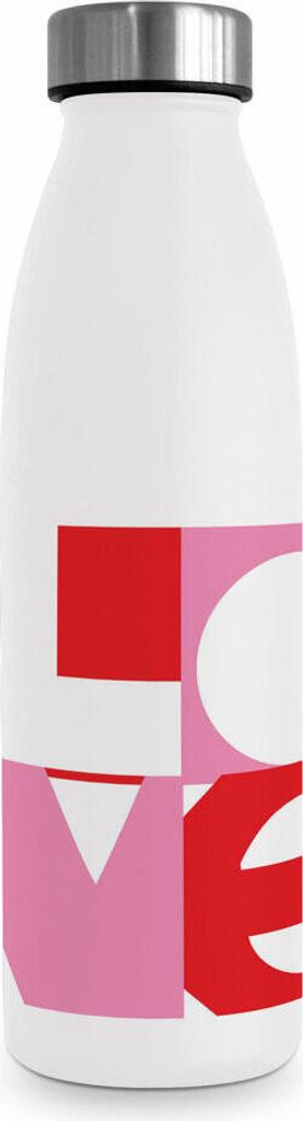 PPD Love Graphic Design Bottle 0.5 PPD, Trinkflasche, Wasserflasche, Flasche, Edelstahl, 500 ml, 181302551