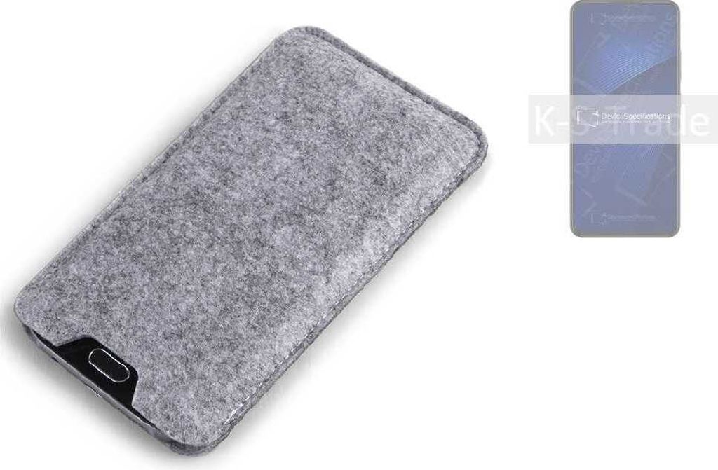 K-S-Trade Filz Handyhülle kompatibel mit ZTE Axon 41 5G Produktbild 