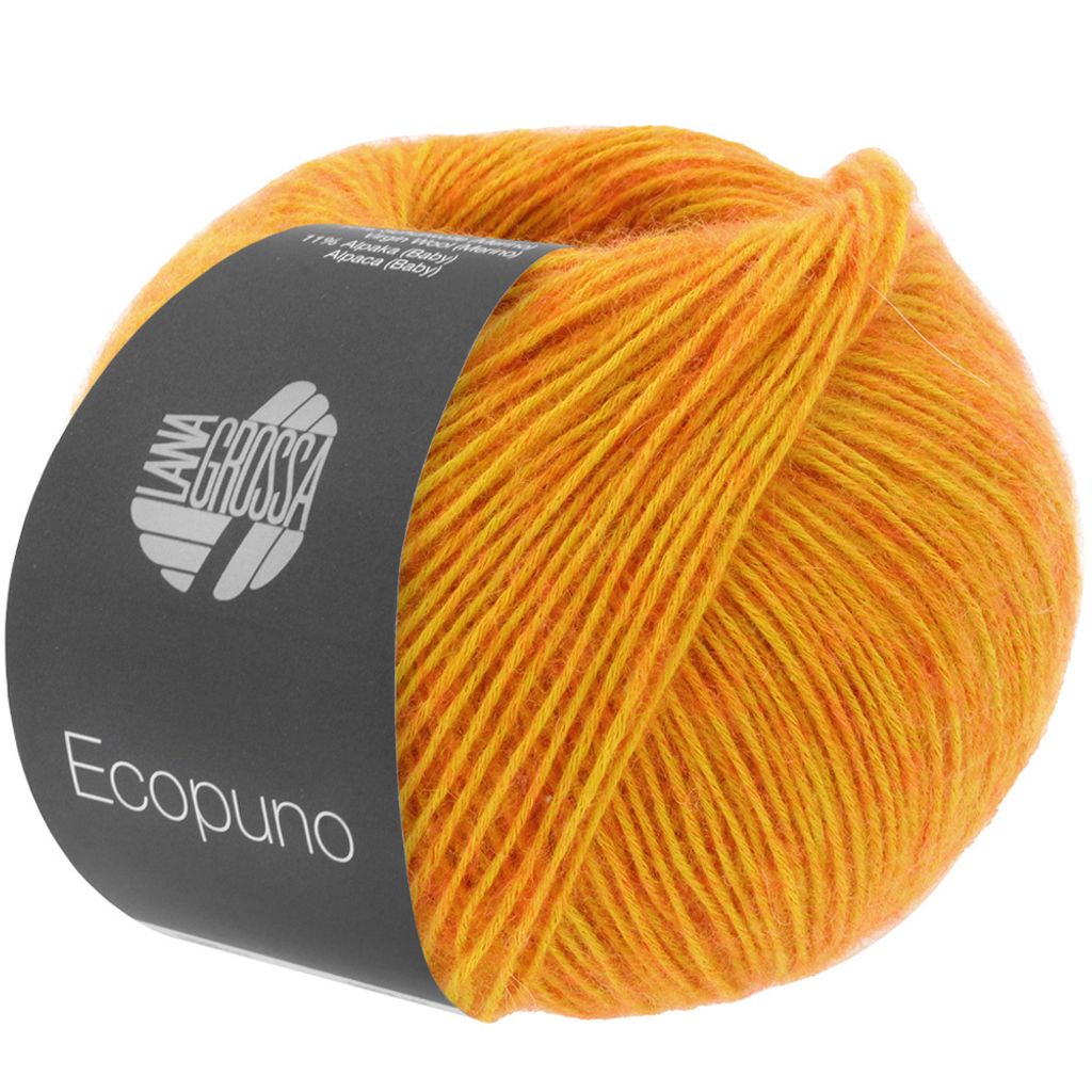 Lana Grossa Ecopuno 080 Dottergelb 50g