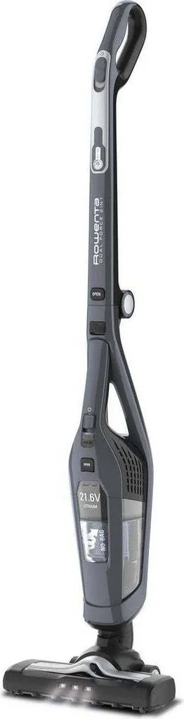 Aspirateur balai Rowenta Dual Force RH6756WO pliable avec éclairage LED sol
