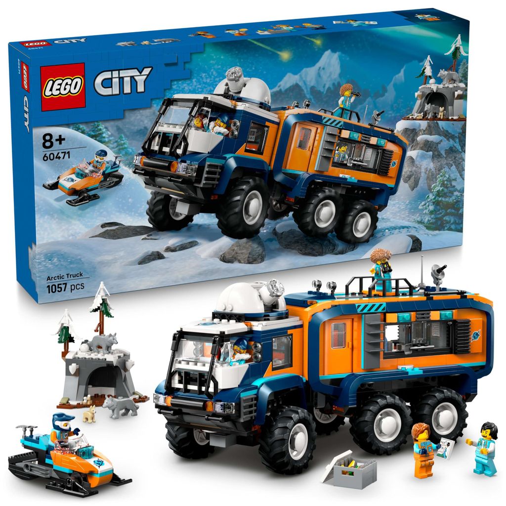 LEGO City Ciężarówka z laboratorium arktycznej odkrywczyni, Zdjęcie produktu 