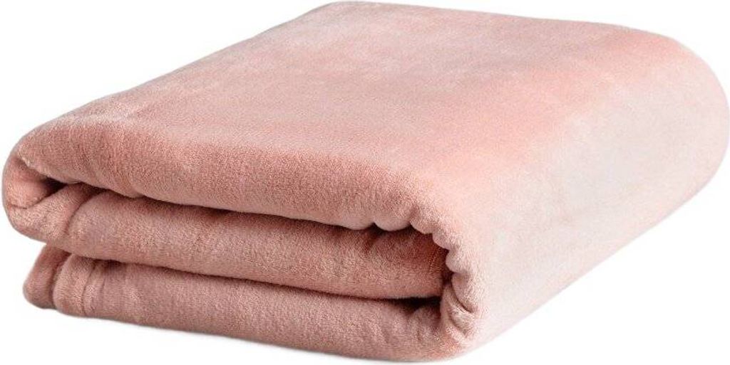 HOMLA ROTE Decke rosa 150x200 cm