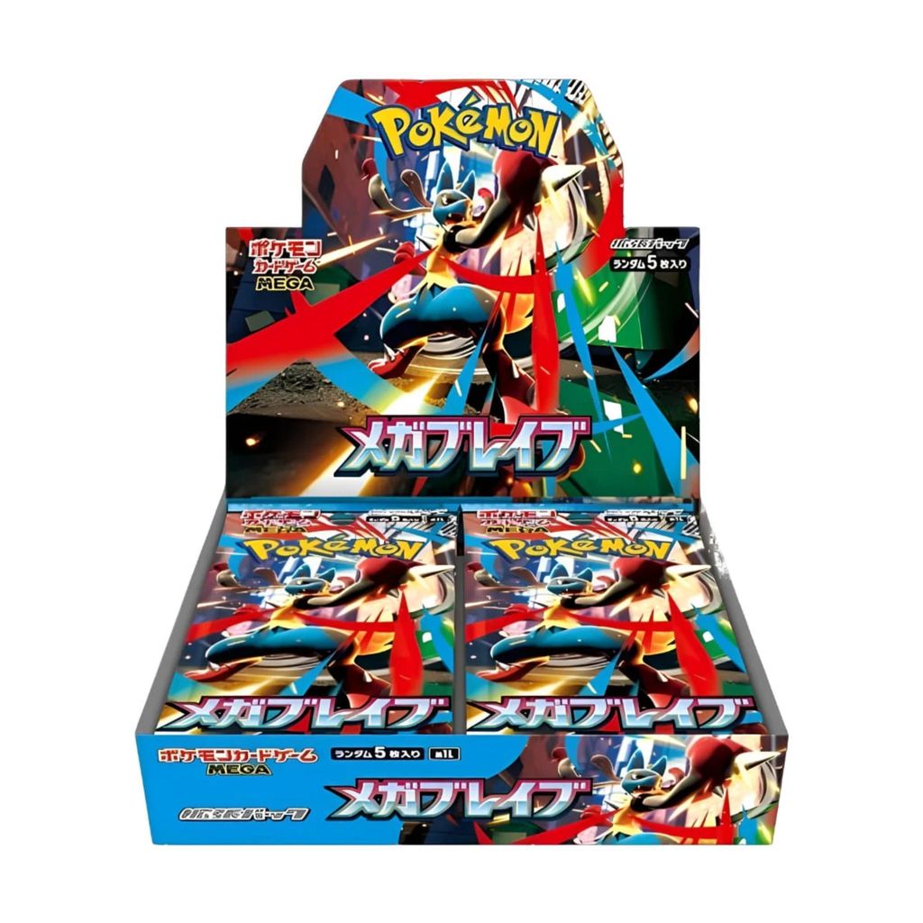 Pokemon M1L Mega Brave Display Jap Booster Box Japanese 30x Image du produit 
