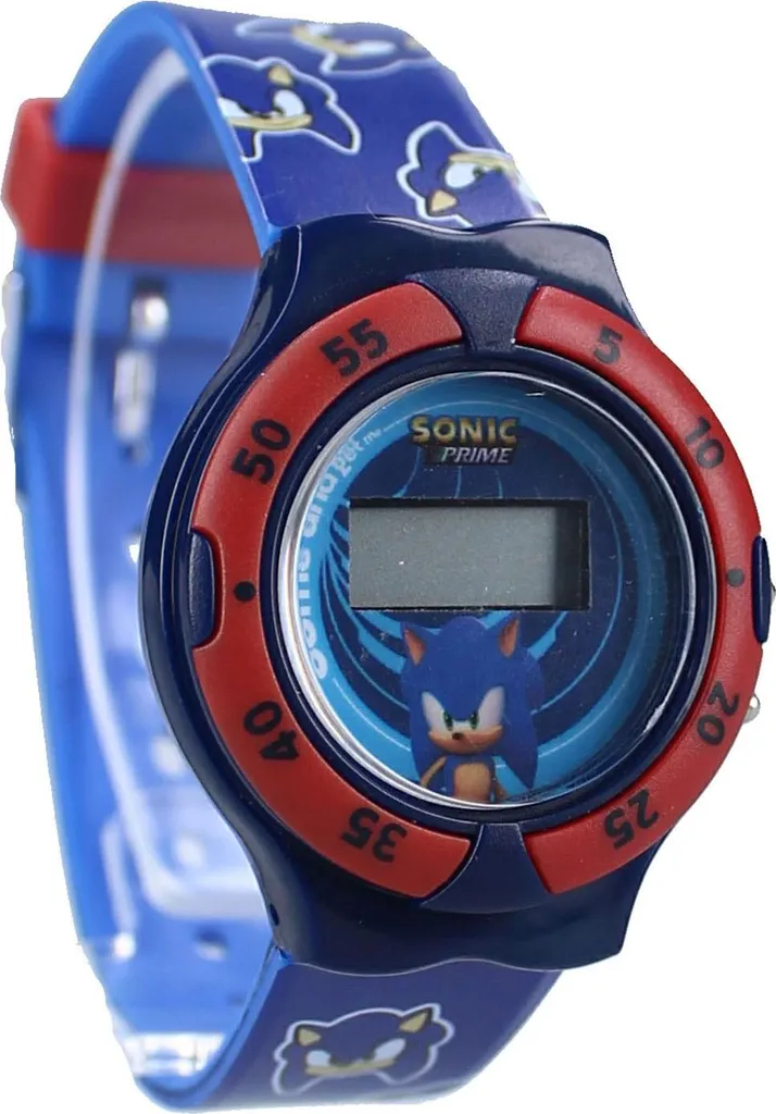 Orologio Sonic Digital Kids Time - Display LCD e Grafica Originale SEGA
