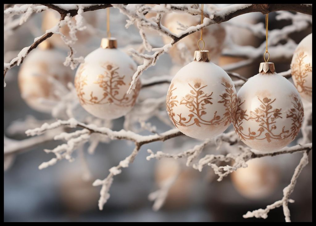 Plakat 84x59,5cm Winterliche Pracht