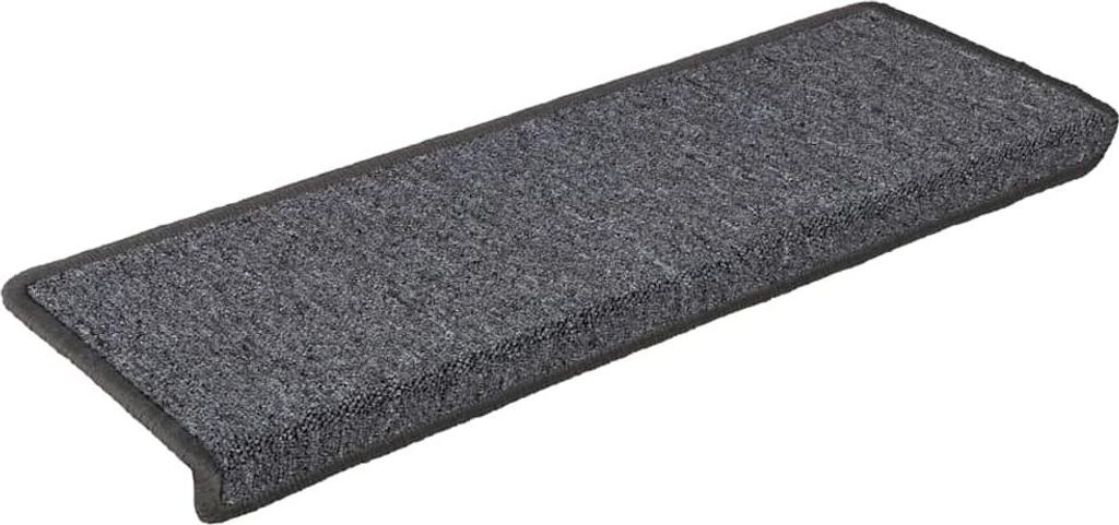 vidaXL Stufenmatten 30 Stk. 65x21x4 cm Dunkelgrau Rechteckiger Rand