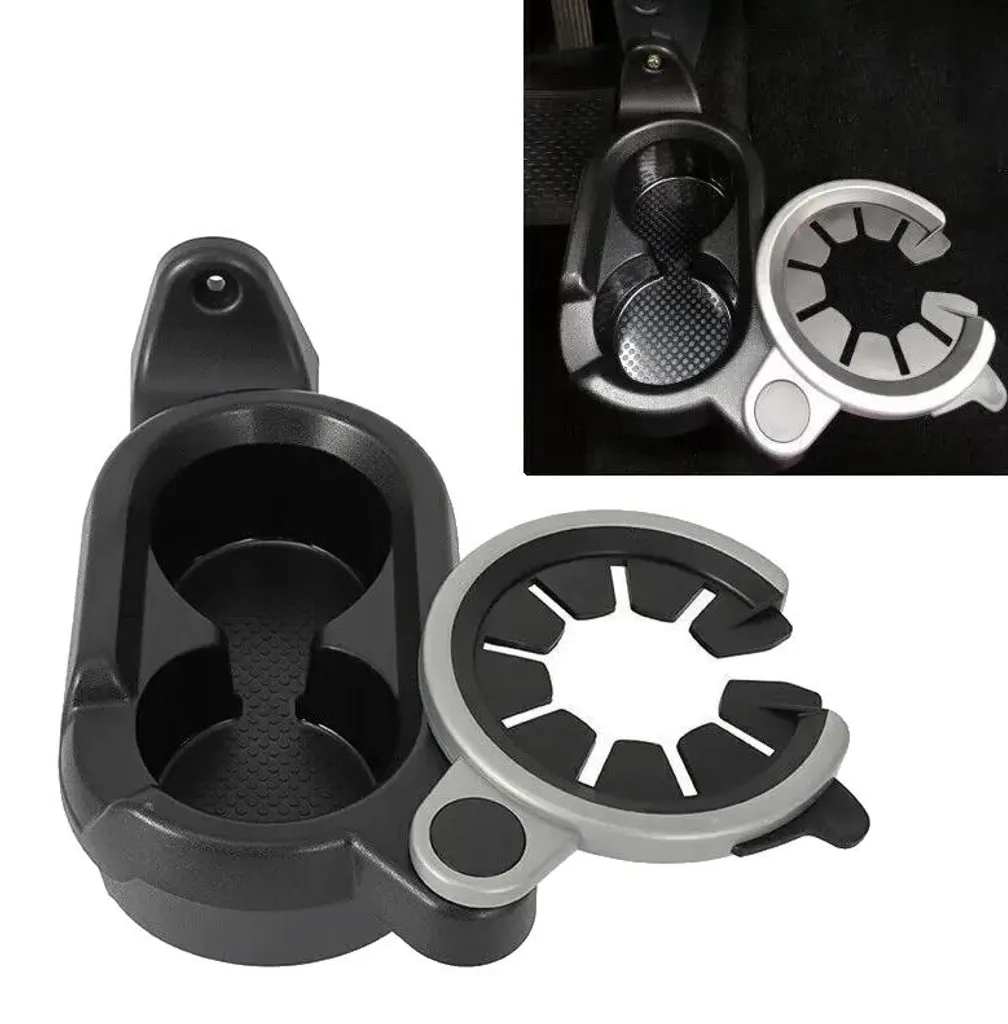 Porte-gobelet Smart Fortwo A4518100370 en ABS Noir pour Console Centrale