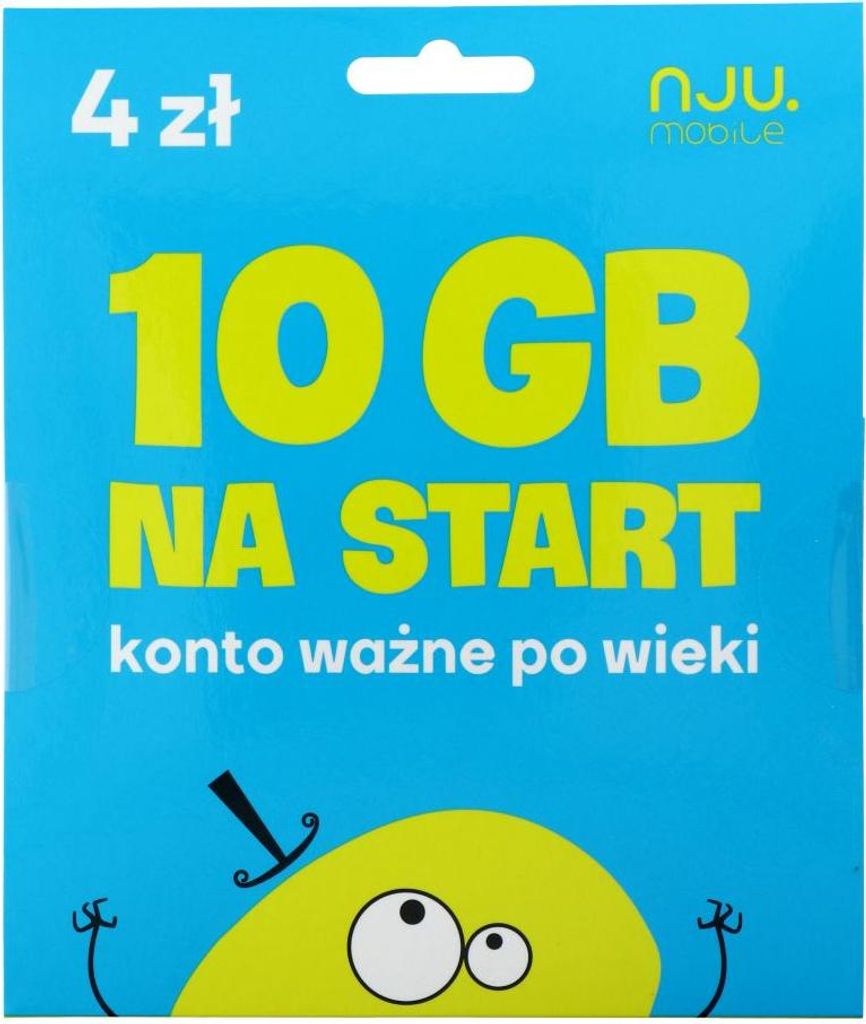 Karta Startowa NJU MOBILE 4 Zdjęcie produktu 