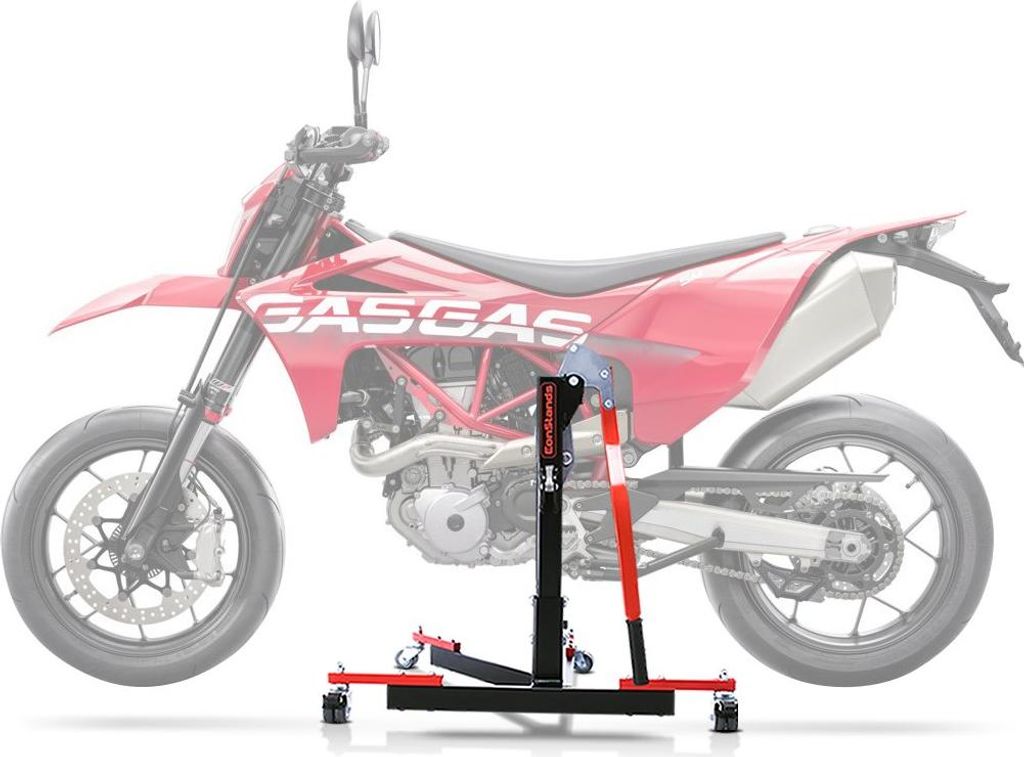CS Power Evo-Zentralständer für Gas Gas SM 700 Supermoto 22-25 Rot