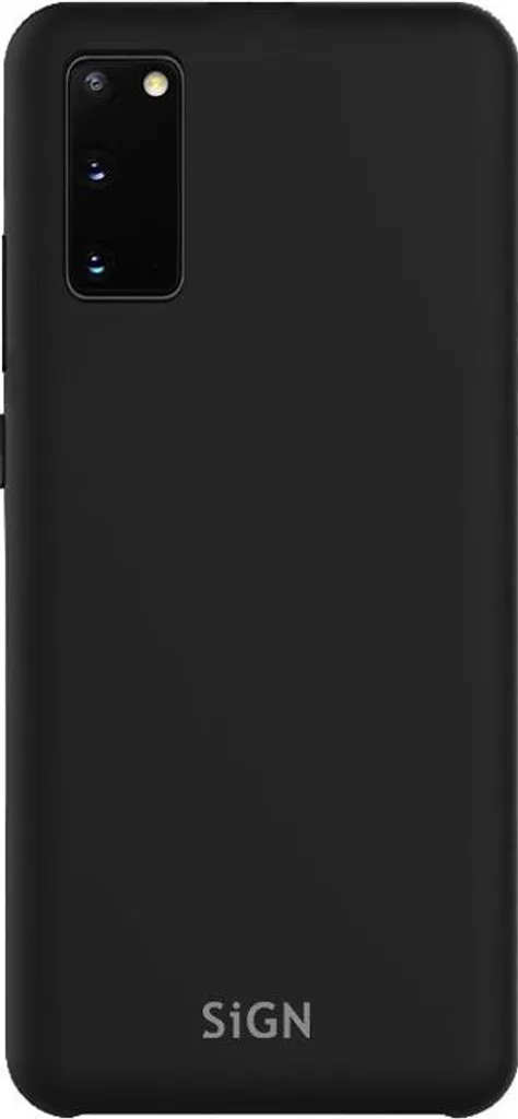 Cover Samsung S20 Silicone Liquido Nero - Antiscivolo e Shockproof