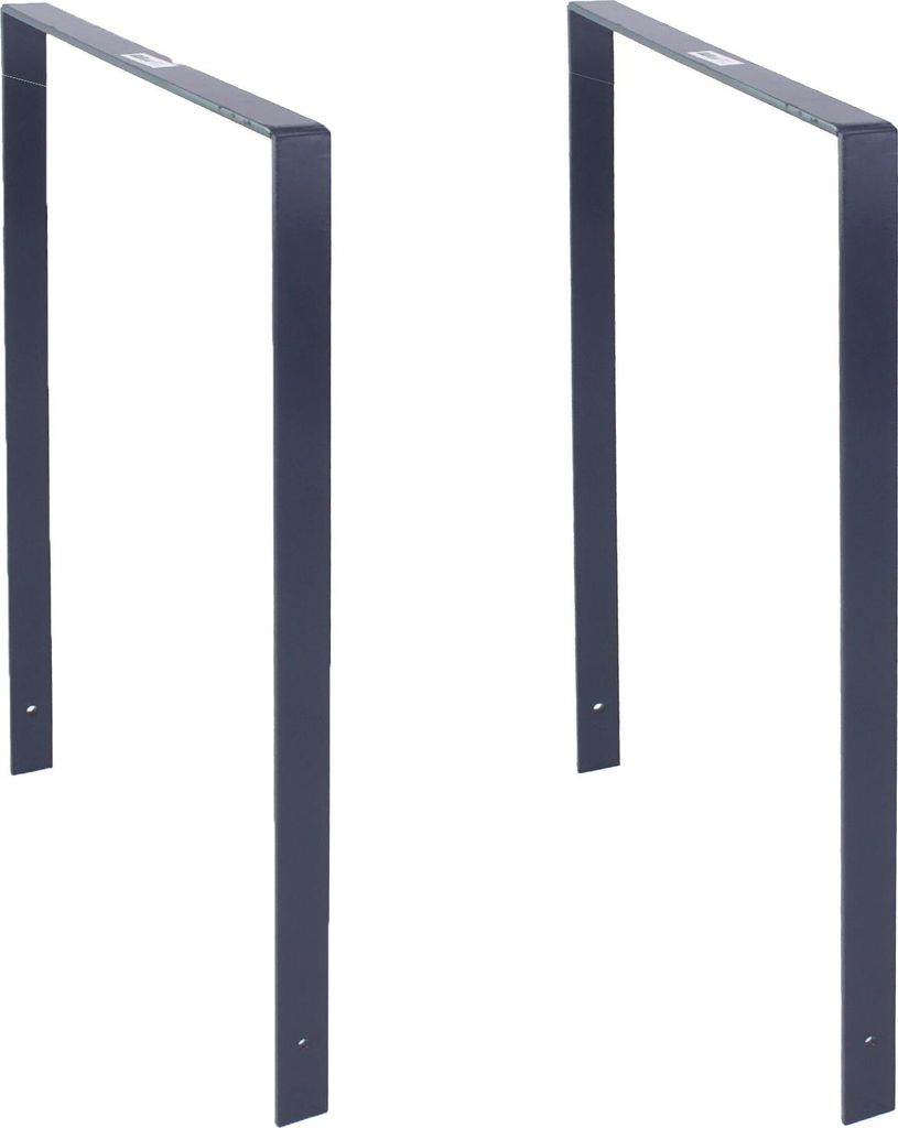 2 x Fahrradanlehnbügel 115 x 76 cm Flachstahl 13 mm Produktbild 