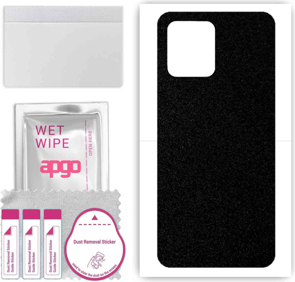 apgo Rückseite Schutzfolie, Skin, kompatibel mit Ulefone Note 16 Pro, Hinten Displayschutzfolie aus Vinylfolie, kratzfest, einfache Montage - Matt...