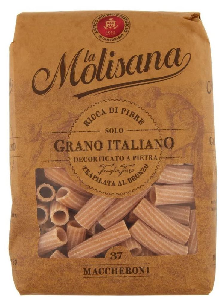 6x La Molisana Pasta Integrale Maccheroni n°37 Produktbild 