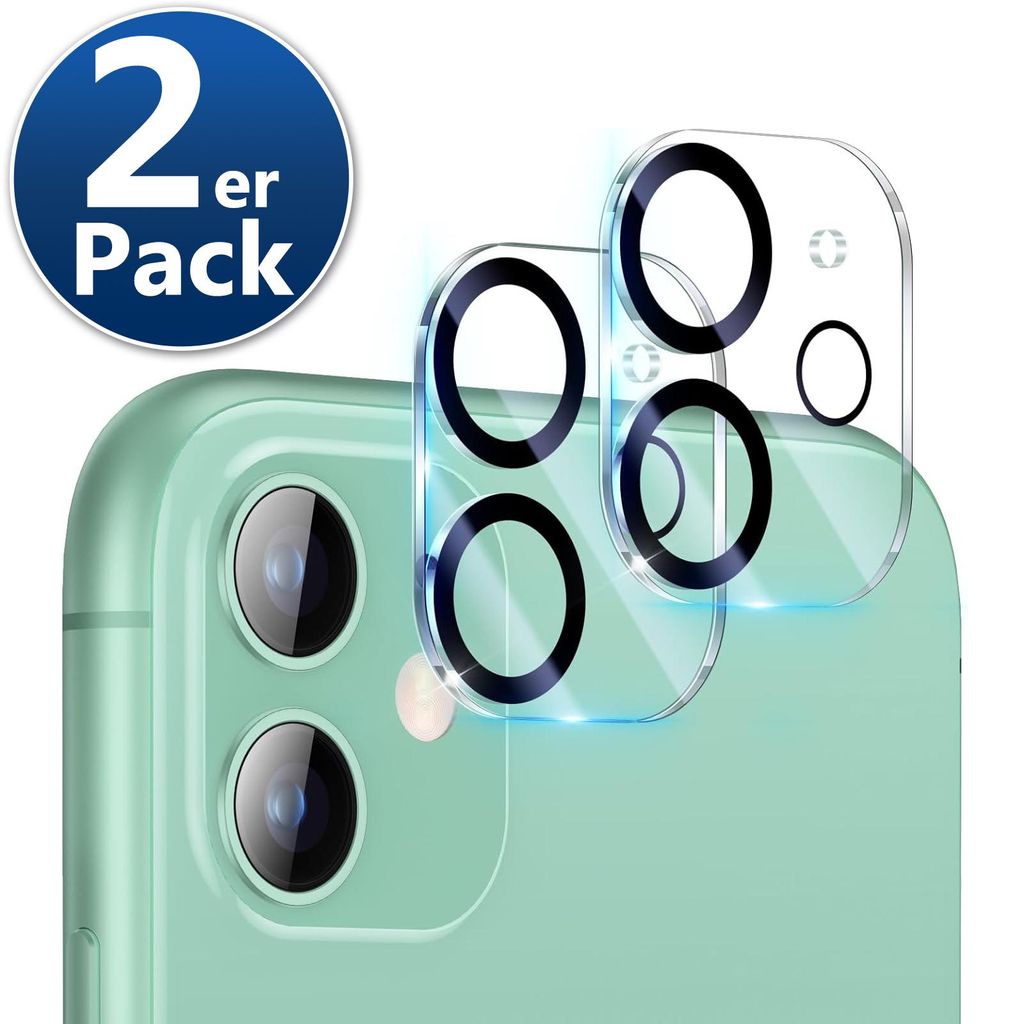 Kameraschutz Glas für iPhone 11 Schutzglas Kamera Linsen Produktbild 