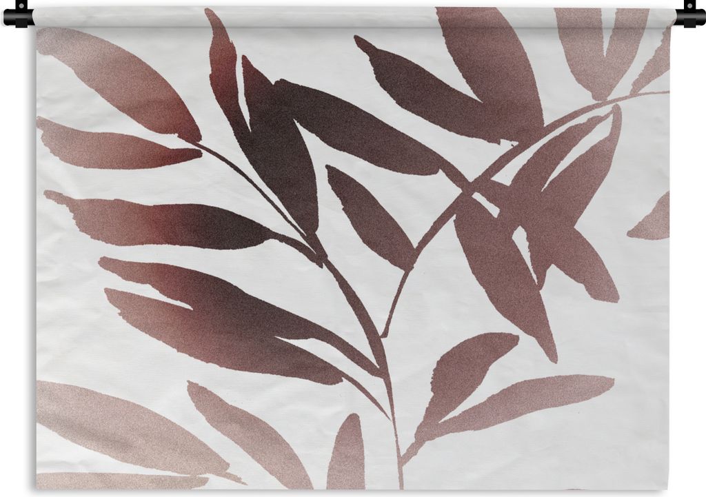 MuchoWow Wandteppich Wandbehang Blättern - Design - Abstrakt 150x112.50 cm Tapisserie Dekoration Wandtuch - Wanddecke - Wandteppiche