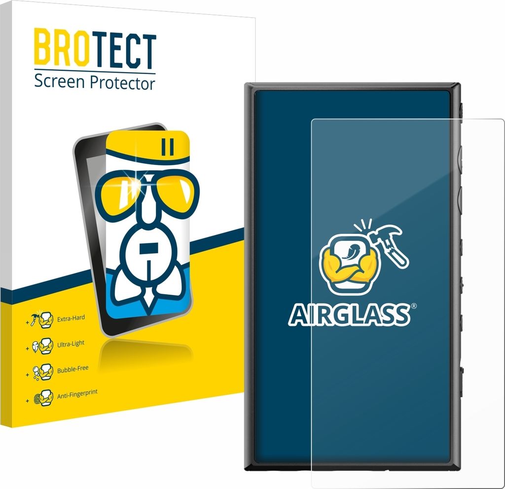 BROTECT Schutzglas für Sony Walkman NW-A306 Schutzfolie Panzer Folie Glas Display Schutz klar