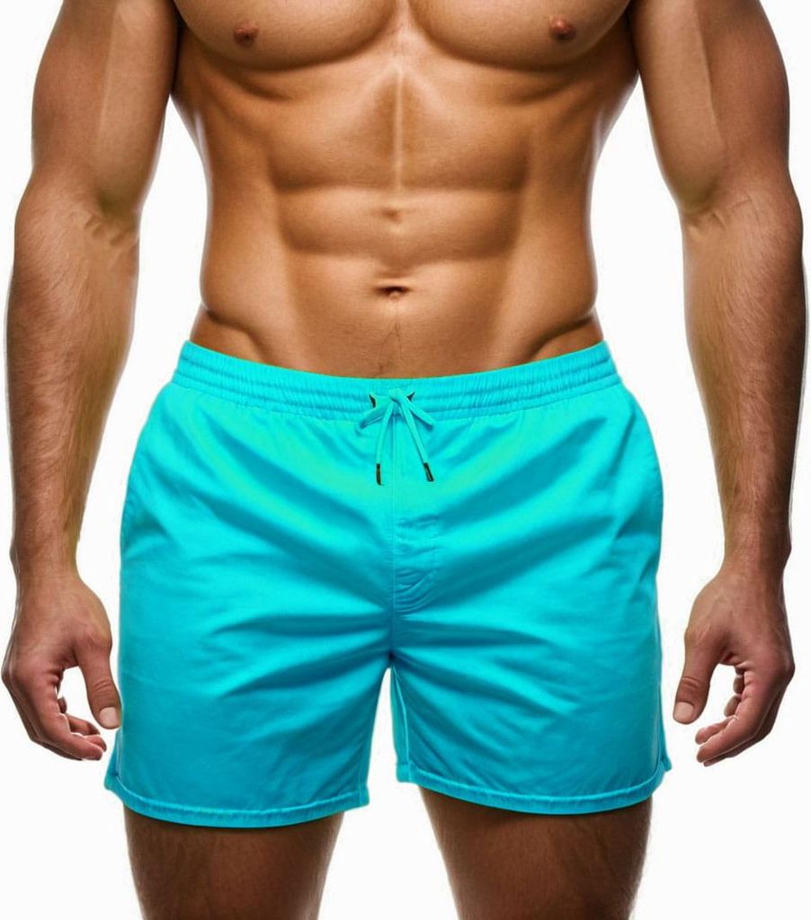 Recea Badehose für Männer Shorts Toelau himmelblau L
