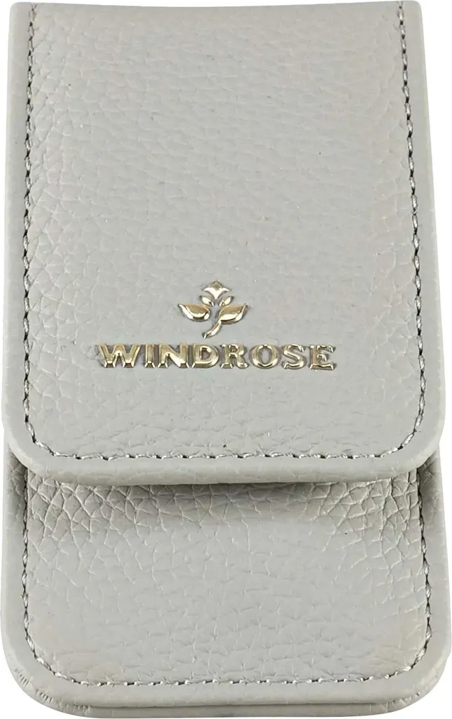 Trousse de manucure de voyage WINDROSE Aurora, soin des ongles nomade gris
