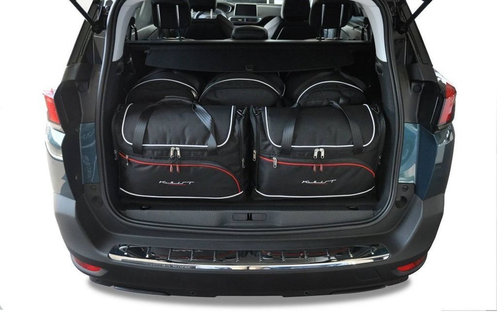 Peugeot 5008 2017+ Kofferraumtaschen Set 5 Stk