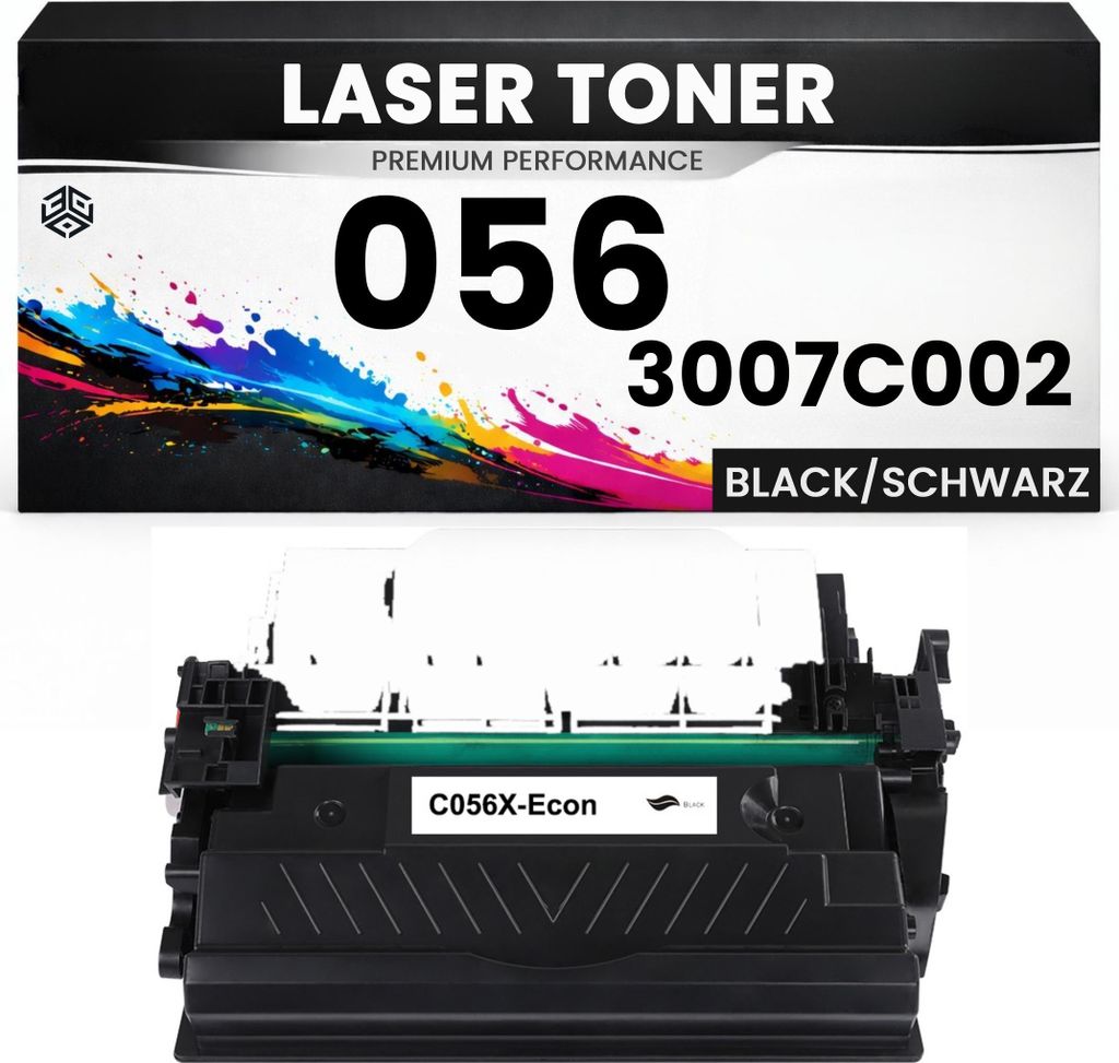 Toner kompatibel für Canon Cartridge 056 / 3007C002 i-SENSYS LBP325dn/LBP325X/i-SENSYS MF543dw/MF543X/MF542X in Schwarz