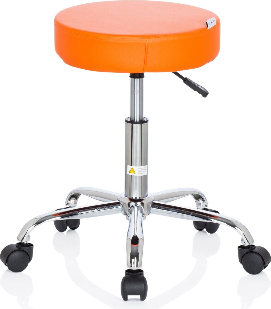 hjh OFFICE Drehhocker OPERATOR II Rollhocker Arbeitshocker, Produktbild 6