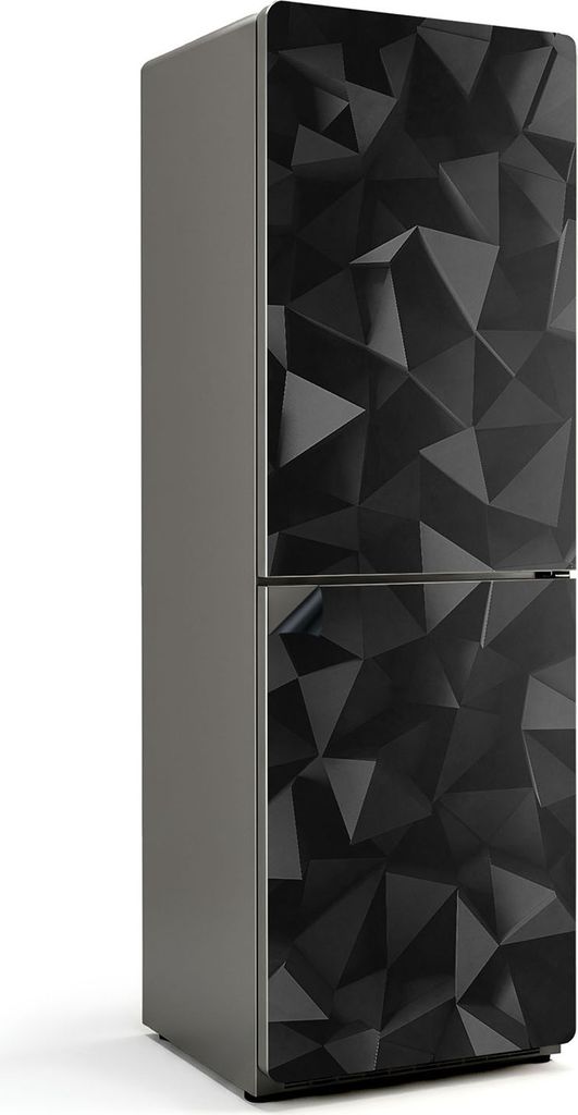 Dreidimensionale Geometrie – Magnetische Kühlschrank Abdeckung – Dekorfolie magnetisch Küche – Kühlschrank Magnet Deko – selbstklebende ...