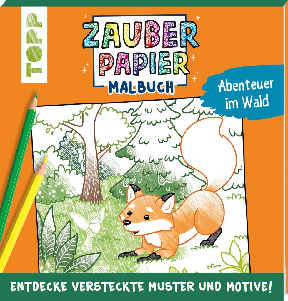 Zauberpapier Malbuch Abenteuer im Wald Produktbild 