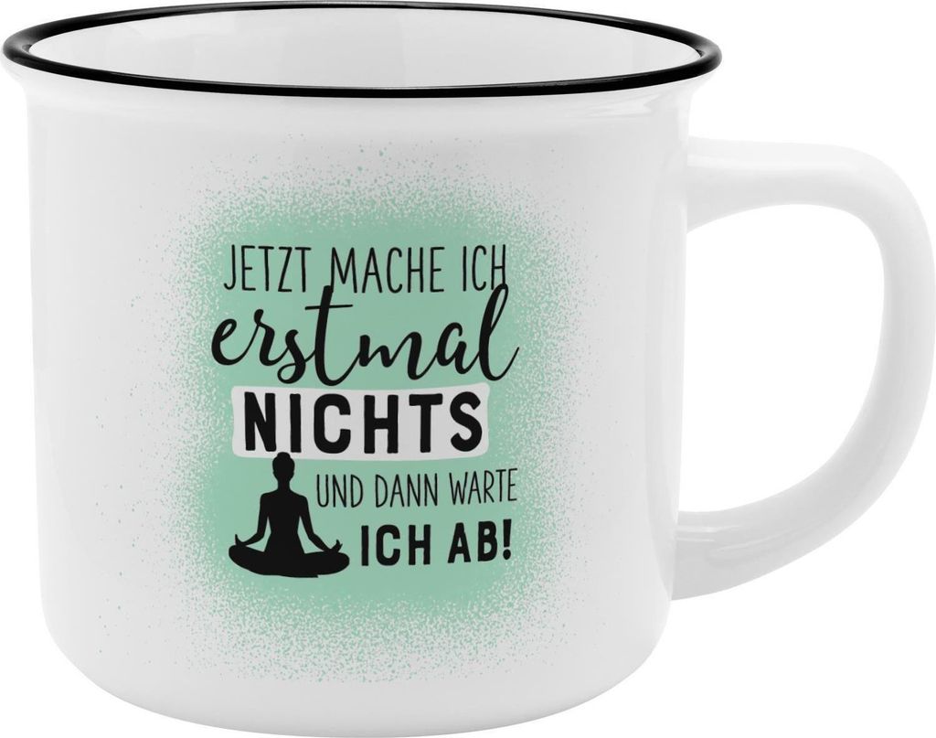 Gruss & Co 46979 Becher Nichts, New Bone China Porzellan, 35 cl
