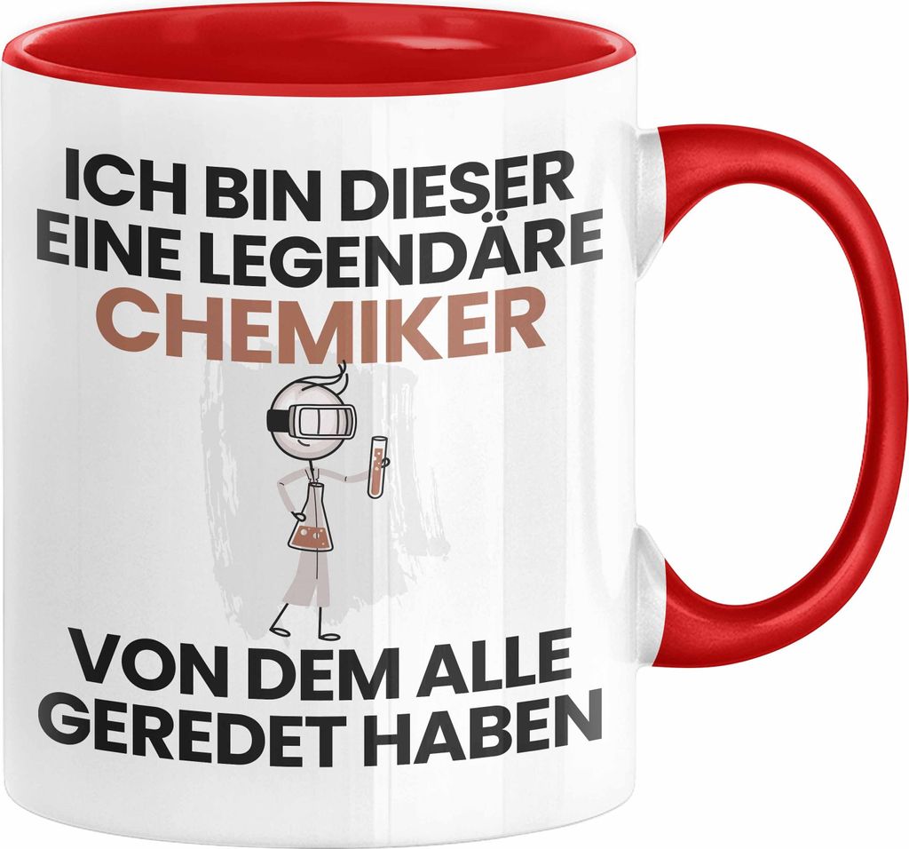Chemiker Geschenk Tasse Lustige Geschenkidee Geburtstag für Chemiker Ich Bin Dieser Legendäre Chemiker Von Dem Alle Geredet Haben Kaffee-Becher (...