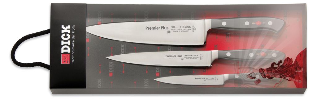 F. Zestaw noży DICK Premier Plus 3-częściowy (3 noże Zdjęcie produktu 