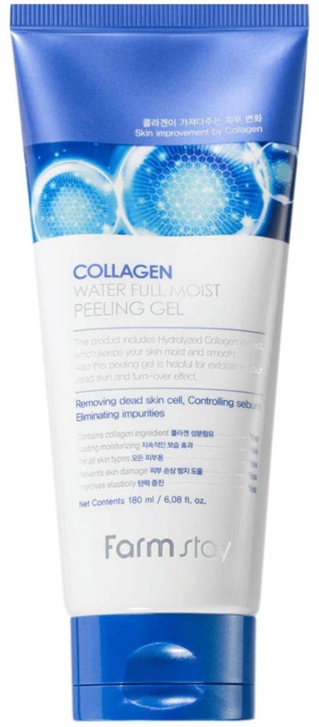 Gel exfoliant hydratant Farmstay Collagen Water 180 ml, Image du produit 