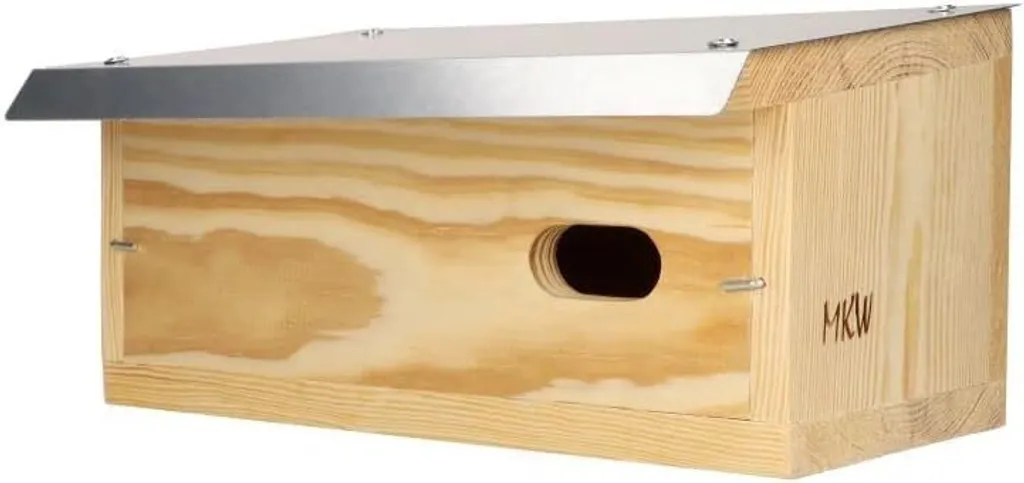 Nido per Uccelli MKW Premium: Cassetta Classica in Legno per Giardino
