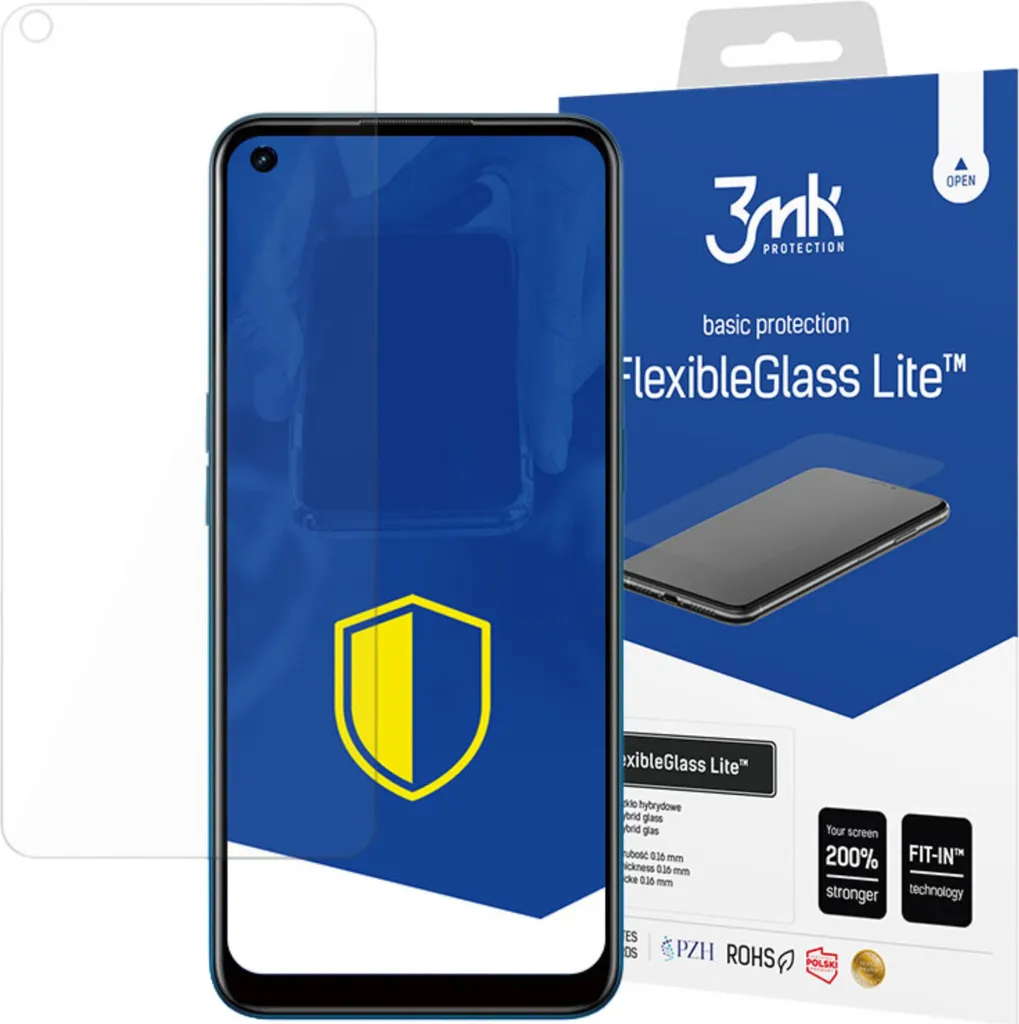 3mk FlexibleGlass Lite Oppo A53 2020 / A53S | Vetro Ibrido Anti-Shock