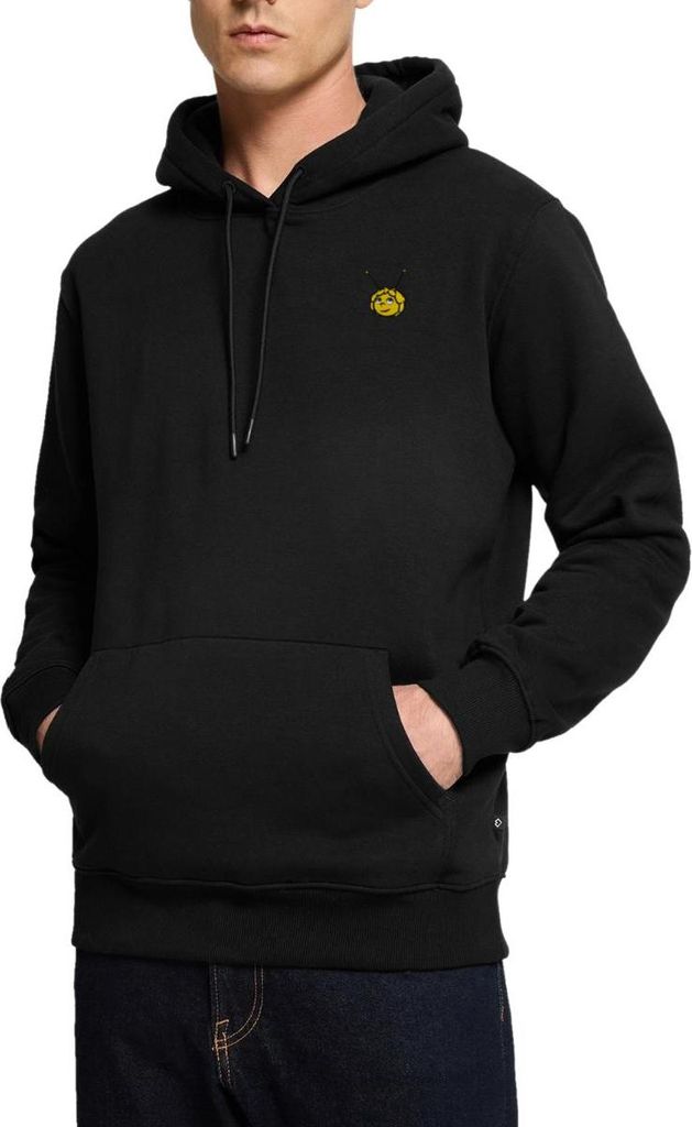 Spreadshirt Biene Maja Portrait Stick Herren Premium Hoodie, 4XL, Schwarz