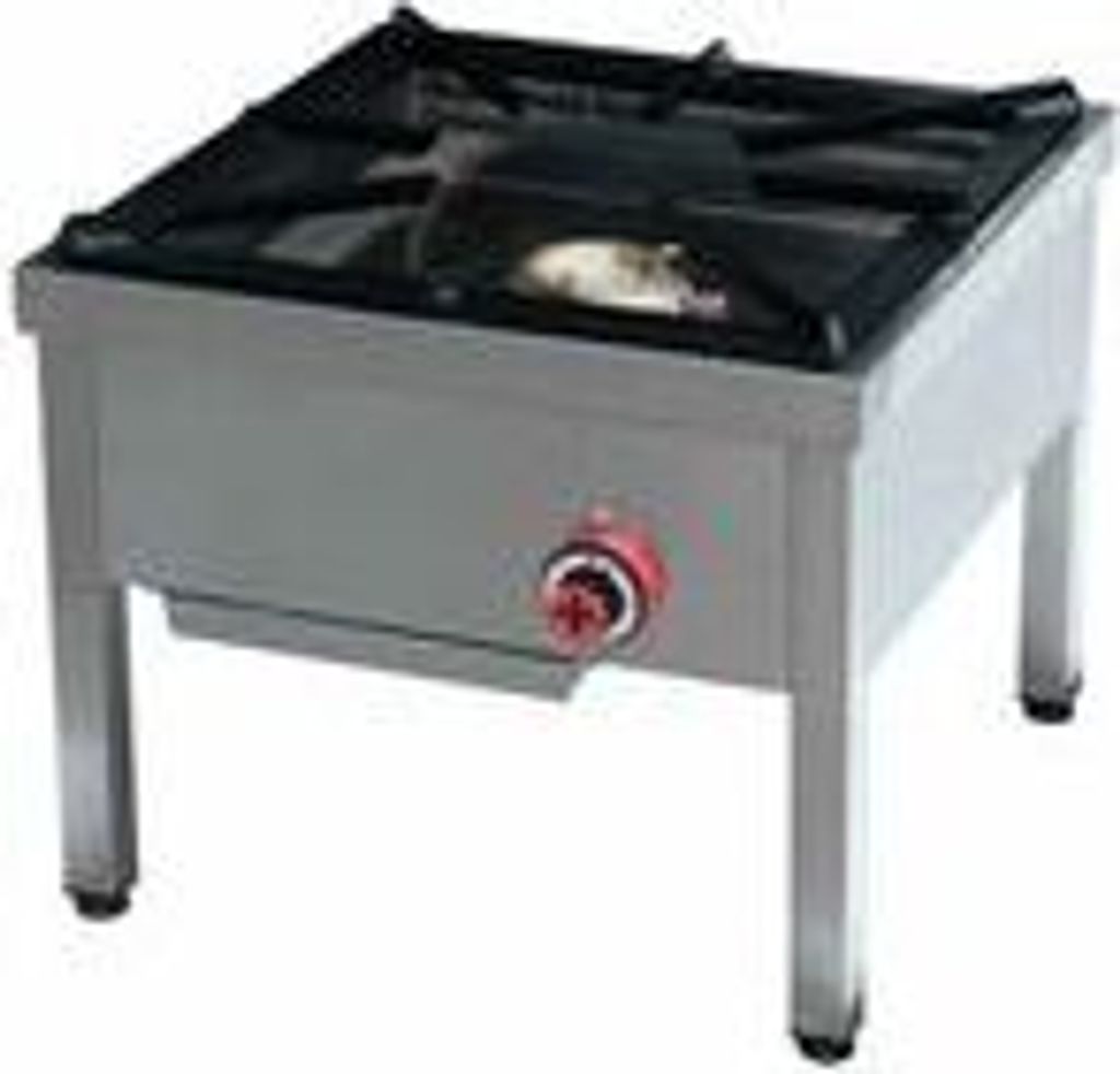 orange Gas-Hockerkocher 18 kW 1 Brenner 600 x 600 x 500 mm