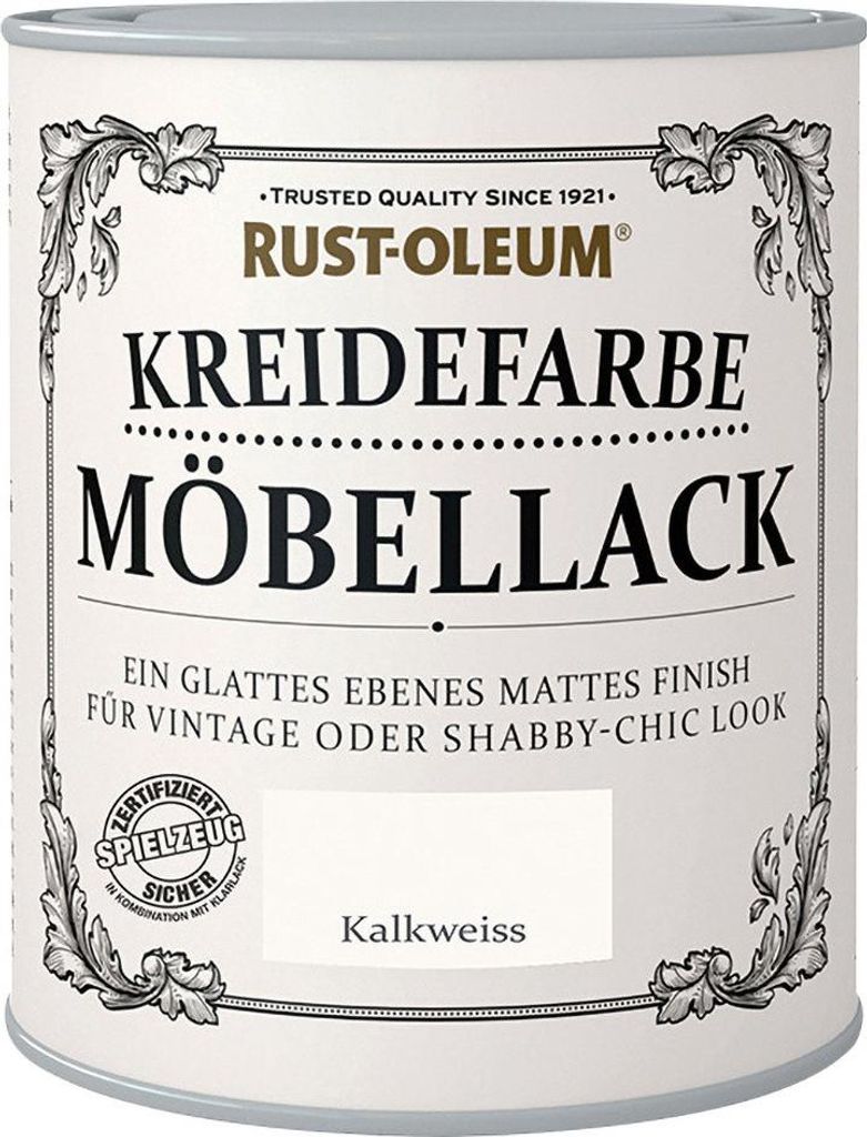 Rust-Oleum Kreidefarbe Möbellack 125 ml kalkweiß Produktbild 