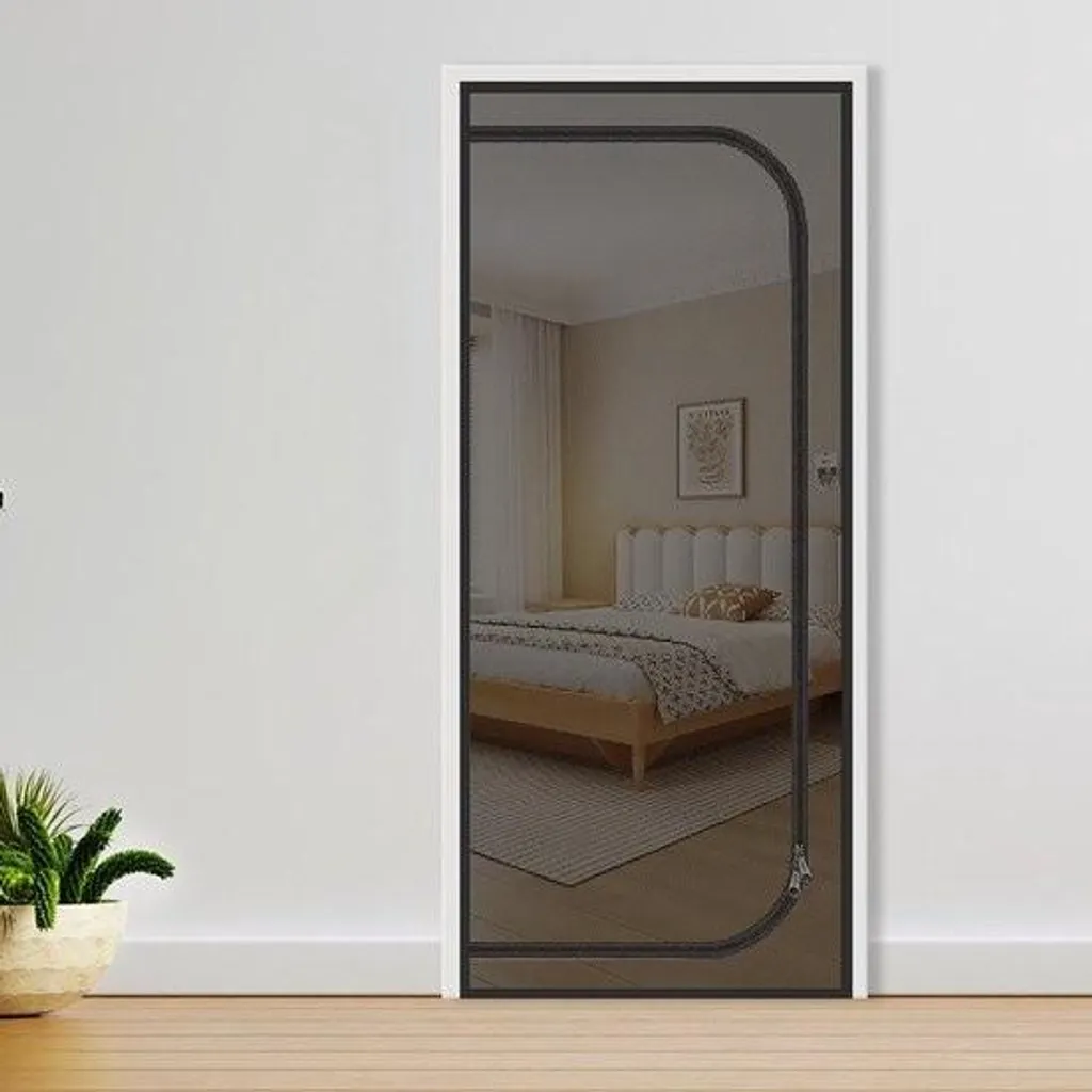 Rete Sicurezza Gatti 80x200cm | Zanzariera Antigraffio con Cerniera Zip