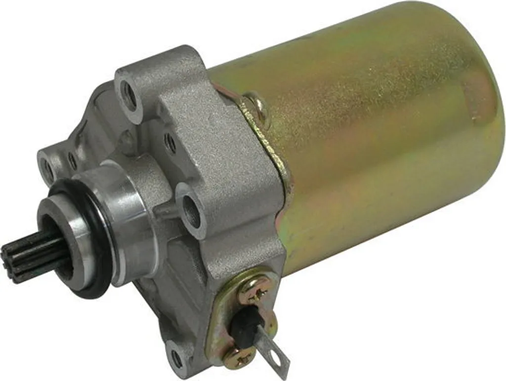 Démarreur adaptable 9 dents rotation anti-horaire pour moteur Piaggio