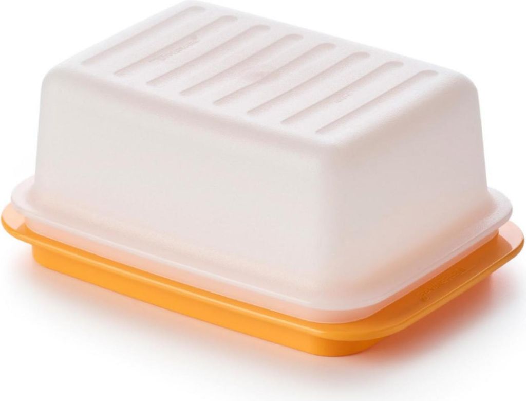 TUPPERWARE Maselniczka Butterschatz biała pomarańczowa Zdjęcie produktu 