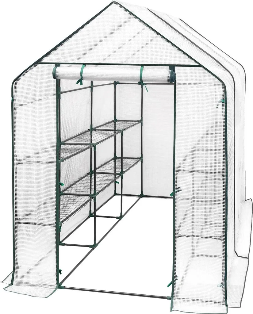 Serre plastique contre le froid pour protéger tomates et fleurs M