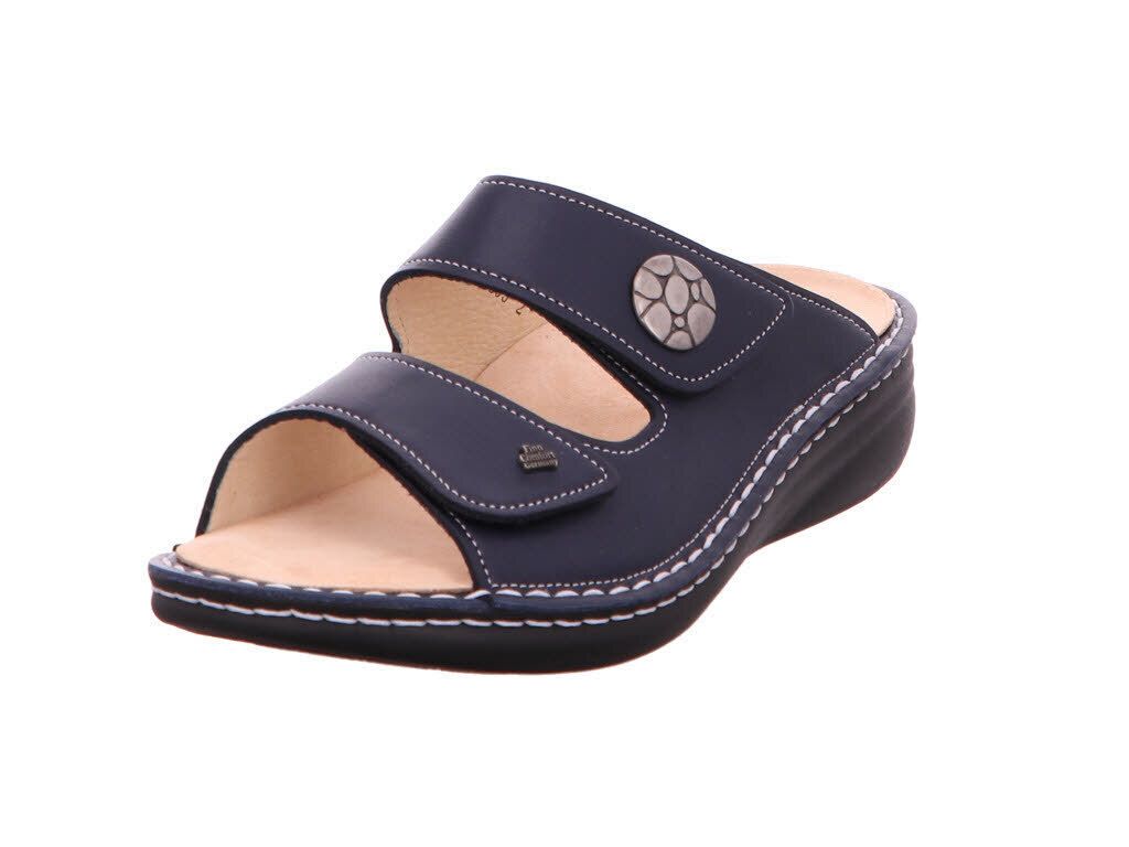 Finn Comfort Komfort Pantoletten MOOREA Damen 31353332303835 Blau 40 EU