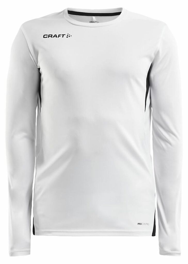 CRAFT Pro Control Impact LS Tee M White/Black XL