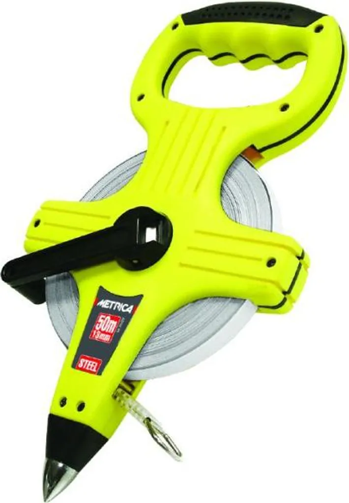 Mesurer de grandes distances avec le ruban acier 50m Metrica 39262SP