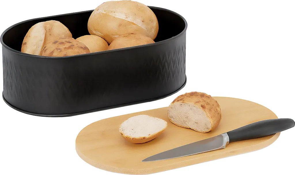 Cestino Pane Relaxdays 2-in-1: Più Spazio e Meno Briciole in Tavola