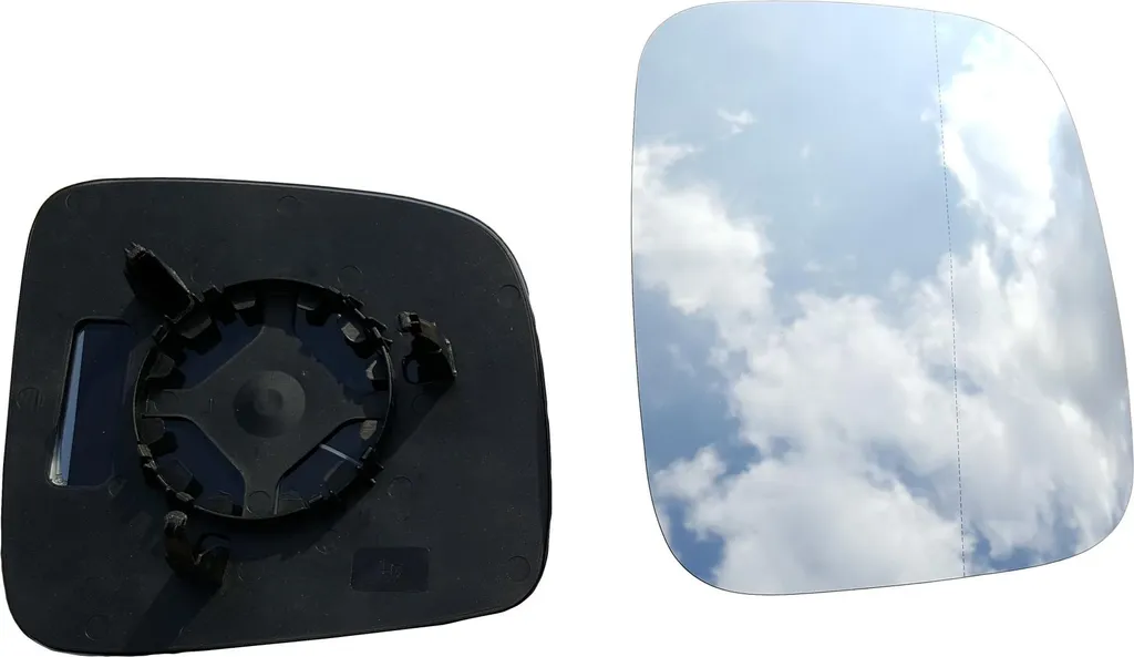 Insert miroir de rétroviseur droit pour VW Caddy III et T5 blanc neuf