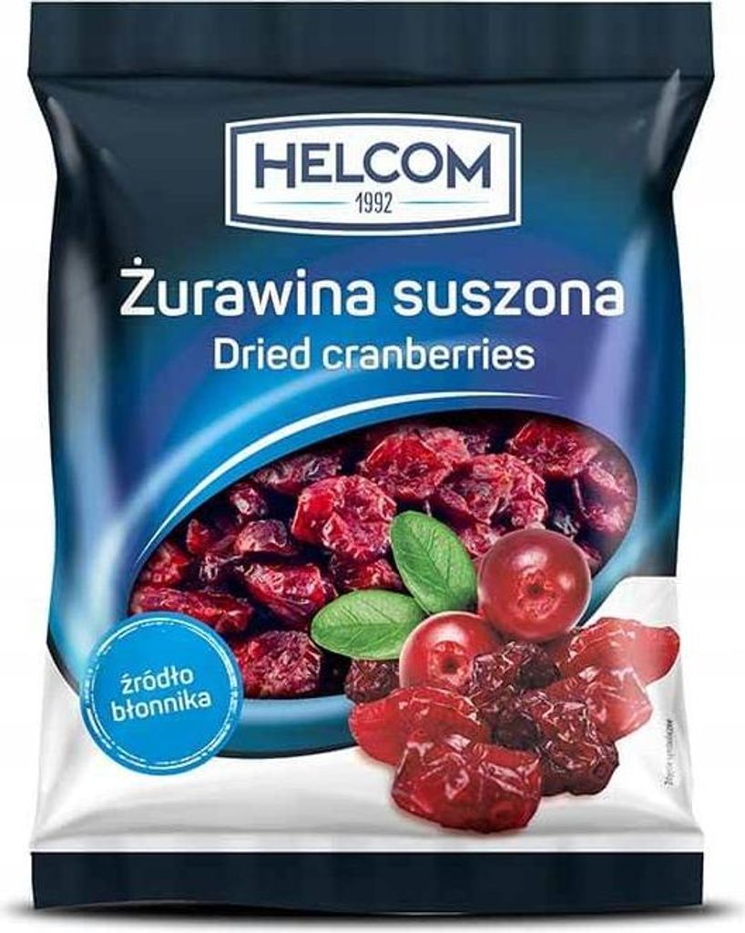 Żurawina suszona 100 g Helcom Zdjęcie produktu 