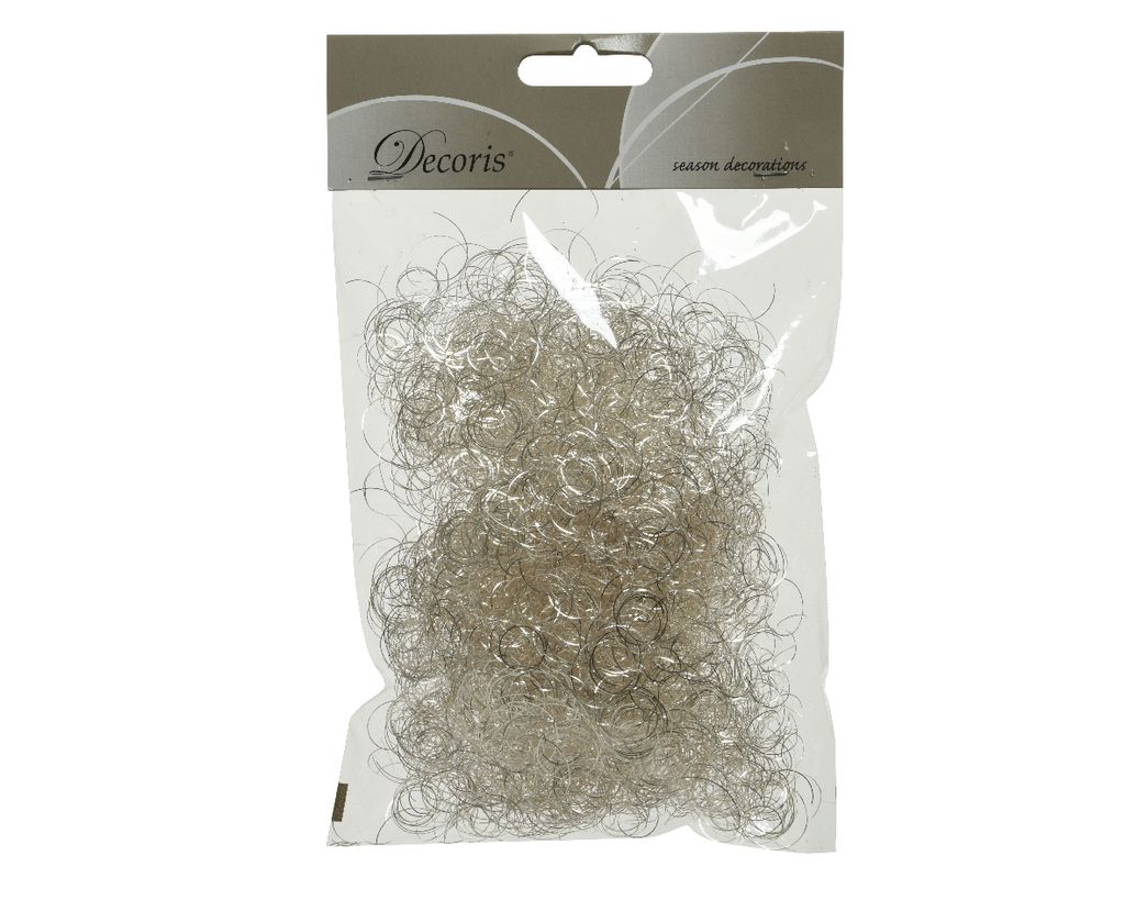 Engelshaar gelockt 15g - Metallic Silber Produktbild 
